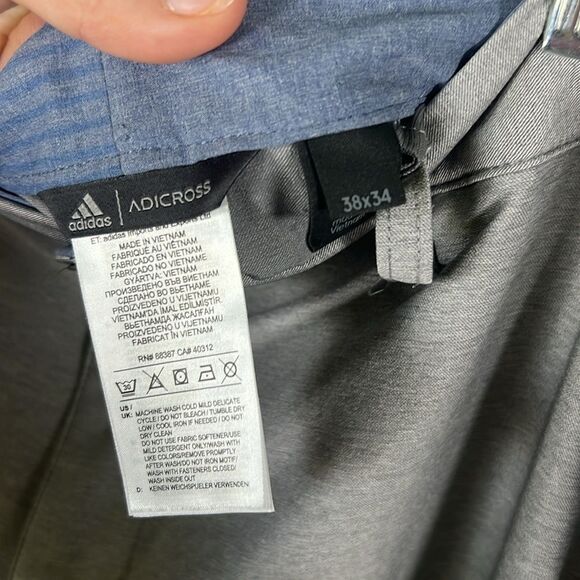 Adidas Golf Men's Adicross Woven Jogger, Grey Three Heather 38 x 34 - Picture 4 of 11